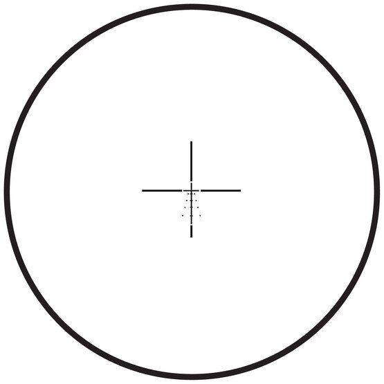 50mm Ballistic Plex E1 FFP Reticle